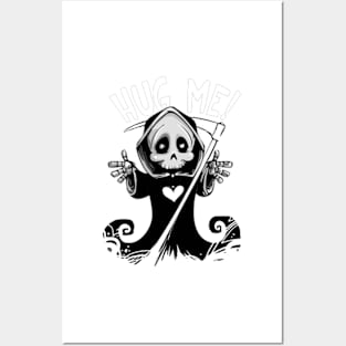 Cute Skeleton wants Hug Posters and Art